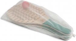 Houten strandbatjes met bal voor kinderen en volwassenen