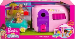 Barbie Chelsea campingcaravan met pop en hondje