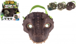 Rubberen dinosaurusmasker voor carnaval