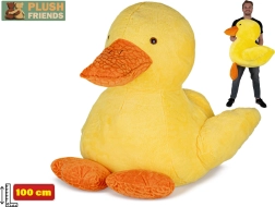 Pluchen eend Plush Friends 100 cm – grote zachte knuffel voor kinderen en volwassenen