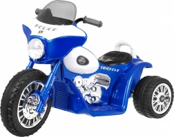 Elektrische kinderchopper met 3 wielen en LED-verlichting – Blauw