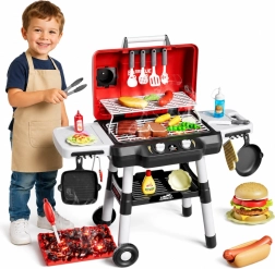 Woopie interactieve kinderbarbecue met stoom- en andere effecten en 31 accessoires