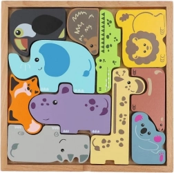 TREFL houten breinbreker-puzzel ZOO CREW
