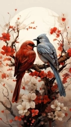 Diamantschilderen koppel 30 × 40 cm