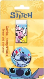 Puntenslijper met gum Lilo & Stitch