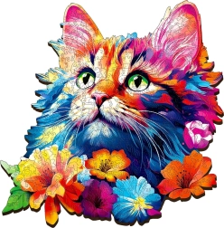 Houten Puzzel Kat 500 Stukken