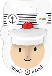 VILAC houten tol zeemanshoed