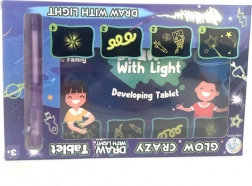 Lichtgevende tekentablet voor kinderen (schijnt in het donker)