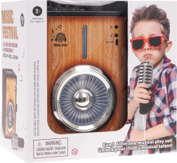 Kinder karaoke versterker met Bluetooth en microfoon