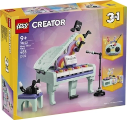 LEGO Creator 3-in-1 Decoratieve piano met kat