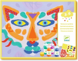 Symmetrisch schilderen met dierenmotief van Djeco