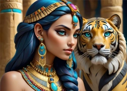 Puzzel Egyptische vriendschap 300 stukjes BLUEBIRD