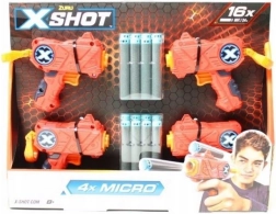 Set Excel Micro-lanceerders 4-pack 16 pijltjes