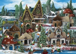 Puzzel kerstkabouter 1000 stukjes