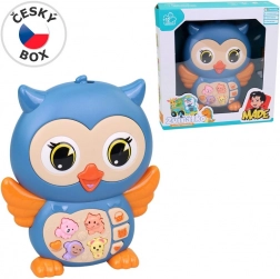 Uilenpiano met licht en muziek