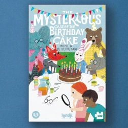 Detectivepuzzel 100 stukjes LONDJI – Wie heeft de verjaardagstaart opgegeten?