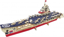 Houten 3D-puzzel Vliegdekschip