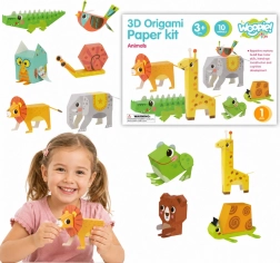 Creatieve set WOOPIE ART&FUN 3D-origamidieren – 10 dieren