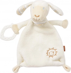 Knuffeldoekje met bijtring schaapje Babylove