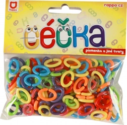 Kleurige retro C-stukjes 150 stuks