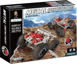 Metalen bouwset terreinwagen 288 stuks