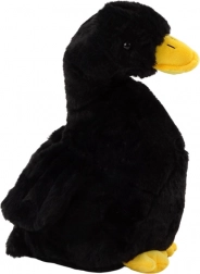 zwarte pluche gans 30 cm