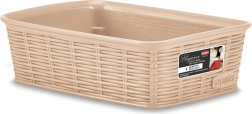 Mand Elegance beige 20 × 14 × 6 cm kunststof