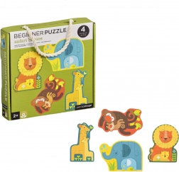 Petit Collage Eerste Puzzel Safari-jongen