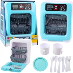 Blauwe kindervaatwasser