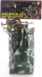 Plastic soldaatjes met tank