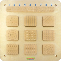 Masterkidz zintuiglijke wandplaat – texturen herkennen