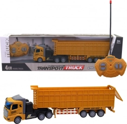 Op afstand bestuurbare vrachtwagen met licht