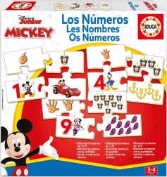 Educa puzzel Mickey en Vrienden – tellen 10×4 stukjes