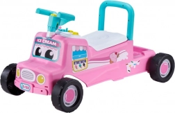 Roze loopauto buggy standaard – ijswagen TINY TOWN