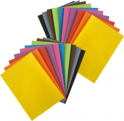 Gekleurd papier A4 – set van 20 vellen