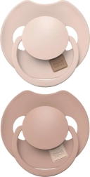 Siliconen dynamische fopspenen LOVI PRIME 18m+ Nude/Blush – 2 stuks