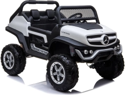Kinder elektrische auto Mercedes-Benz Unimog 4x4 – Wit