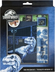 Creatieve set met notitieboekjes met JURASSIC WORLD thema