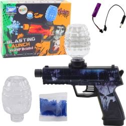 Automatische USP gelblaster-pistool met schedelmotief