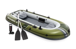 Opblaasbare boot INTEX Seahawk 3 met zitjes, peddels en pomp