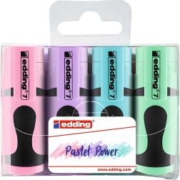 Edding Mini Pastel markeerstiften, set van 4
