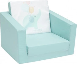 New Baby Elephant kinder slaapfauteuil mint