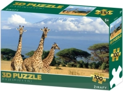3D-puzzel giraffen – 100 stukjes