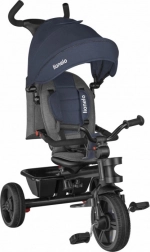 Kinderdriewieler LIONELO Haari Jeans 5-in-1 met draaibare zitting en kap