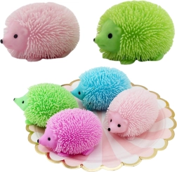 Lichtgevende antistress egeltje om in te knijpen