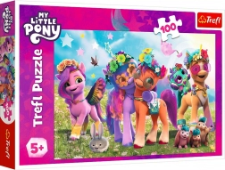 Puzzle Trefl My Little Pony Vrolijke pony’s 100 stukjes