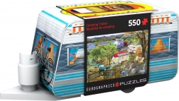 Puzzel in een blikken doos Caravan - 550 stukjes