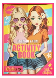 Boek modecreativiteit Fashion and Fun A4 Besties