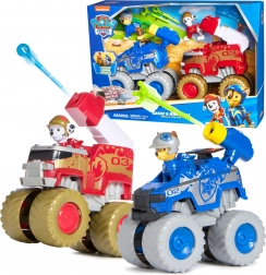 Paw Patrol Rescue Wheels terreinwagens Marshall en Chase met figuren