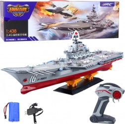 rc vliegdekschip 1:438 met verlichting, 30 km/u